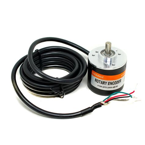 Orange Ppr Phase Incremental Optical Rotary Encoder With Outer