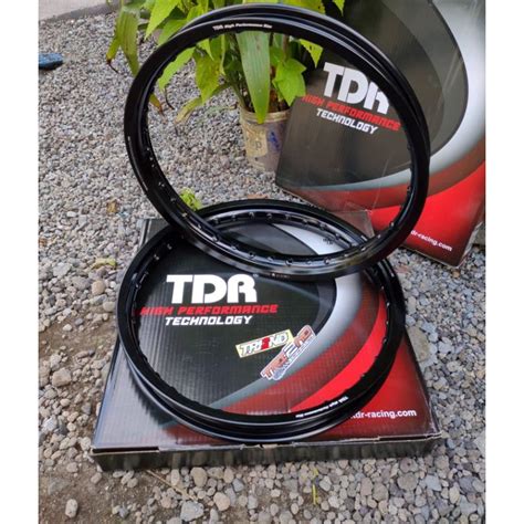 Jual Velg TDR W Shape Set 160 185 Ring 17 Hitam Black Shopee Indonesia