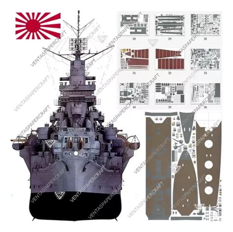 Ijn Chikuma 1 200 Envio Archivo Papercraft X Mail En Venta En Por