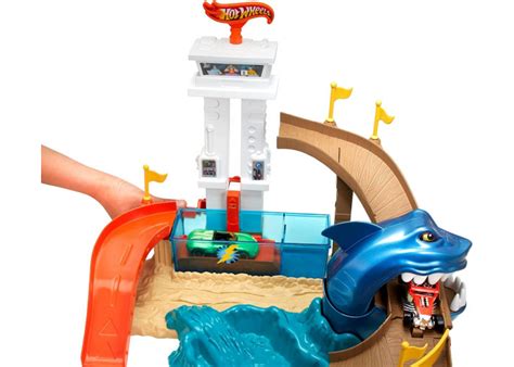 Купити Трек Хот Вілс Зміни Колір полювання на Акулу Hot Wheels Color Shifters Sharkport Showdown