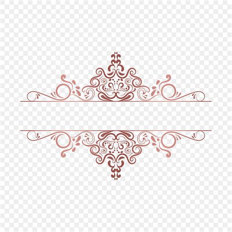 European Style PNG Transparent Gold Ornament Elegant Vintage Frame Png