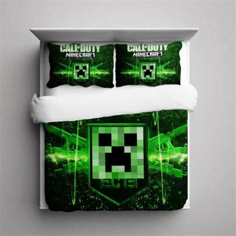 Creeper Call Of Duty Minecraft Bedding Set - Beeteeshop