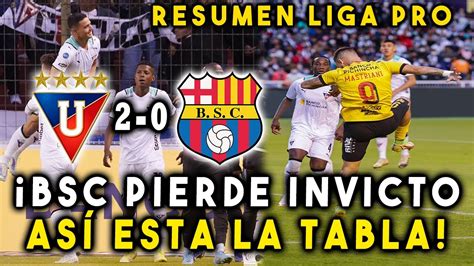 Liga Lo Gan Bien Resumen Liga De Quito Vs Barcelona Sc Ligapro