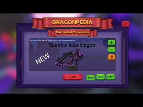 New Shadow Altar Dragon Corrupted Chronocus Dragon Adventure YouTube