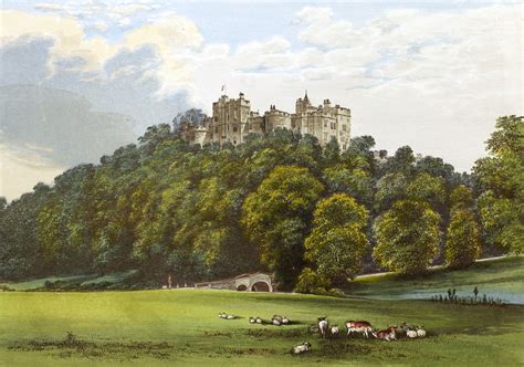 Dunster Castle - Picturesque Views of Seats of Great Britain and Ireland