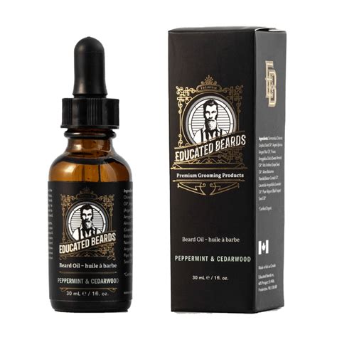 Educated Beards Peppermint Cedarwood Beard Oil 30ml 10 Fl Oz