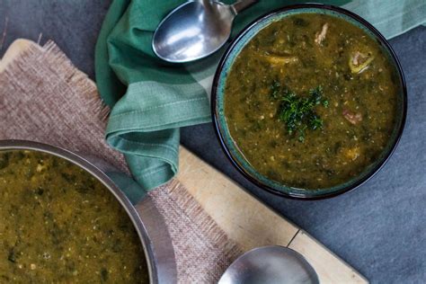 Callaloo soup - Joanne style | Olive & Mango