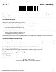 Fafsa Signature Page Pdf Pm Print Signature