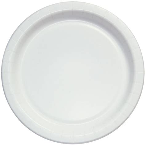 White Non Polished Plain Round Paper Plate Packaging Type Plastic