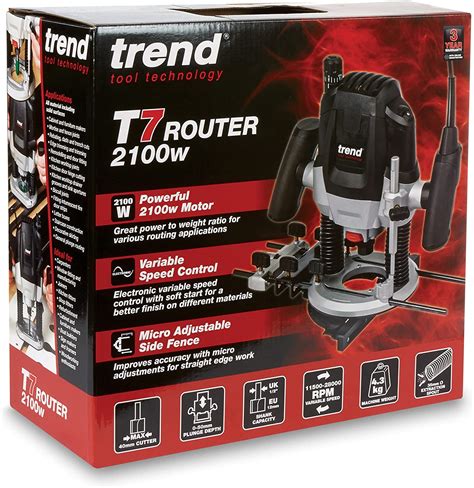 Trend T Ek Variable Speed Workshop Router And Kitbox W V