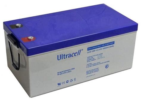 Акумуляторна батарея Ultracell UCG250 12 GEL 12 V 250 Ah 522 x 240 x