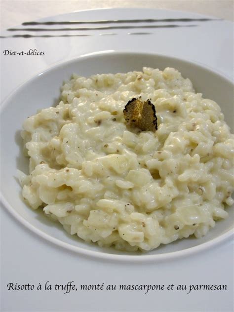 Recette risotto à la truffe montée au mascarpone et parmesan