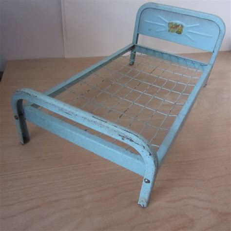 Vintage Metal Doll Bed Doll E Bed By Amsco 1950s Antique Etsy