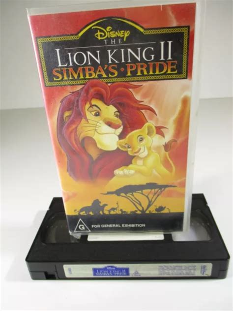 Vhs Disney The Lion King Ii Simba S Pride G Pal Walt Disney Eur