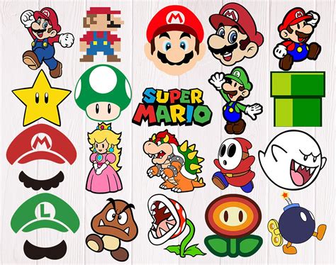 Super Mario Cut Outs