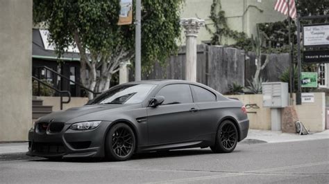 Bmw M3 E92 Matte Grey Street Parking Wallpaper Other Wallpaper Better