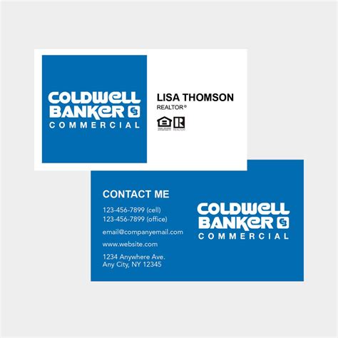 Coldwell Banker Business Card Template