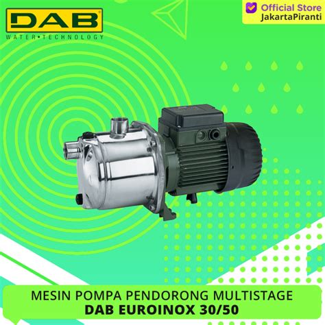 Mesin Pompa Air Semi Jetpump Stainless DAB Euroinox 30 50 M Lazada