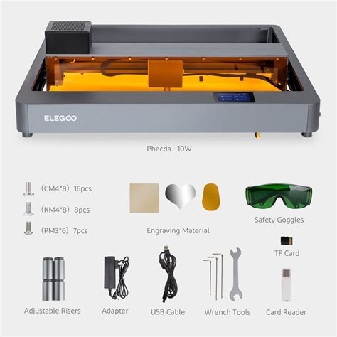 Elegoo Phecda W Package Pro Laser Engraver Cutter Cnc Laser