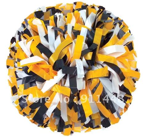 Cheerleader Pom Pom Dual Head Baton 6 34 Professional Poms Plastic