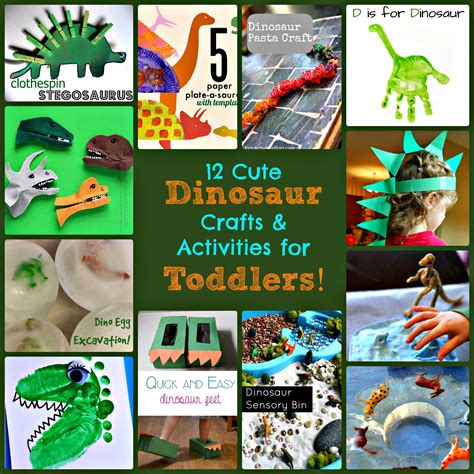 12 Cute Dinosaur Crafts And Activities For Toddlers Sunshine Whispers