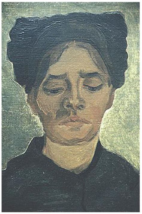 A Painting Of A Woman With Her Eyes Closed