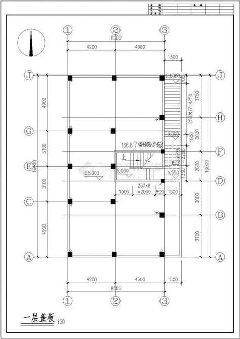 青岛市某地多层住宅楼建筑设计cad布置图住宅小区土木在线