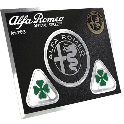 Alfa Romeo New Emblem And Quadrifoglio Stickers 21818 Italian Auto Parts And Gadgets Store