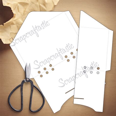 Shop Scrapcraftastic Personal Wide Rings Envelope Template And Cut