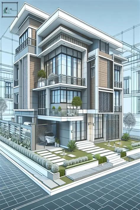 Modern Beautiful Duplex House Design