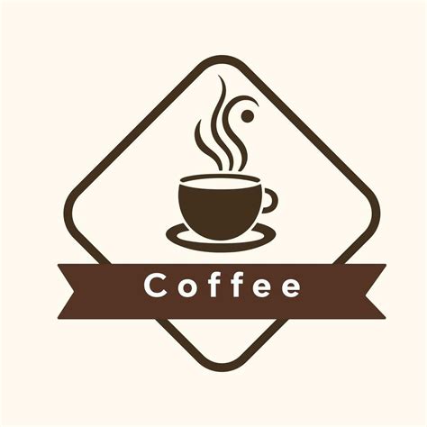 Vector Simple And Minimal Coffee Logo Coffee Cafe Design Concept With