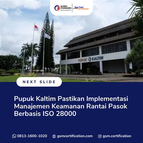 Pupuk Kaltim Pastikan Implementasi Manajemen Keamanan Rantai Pasok