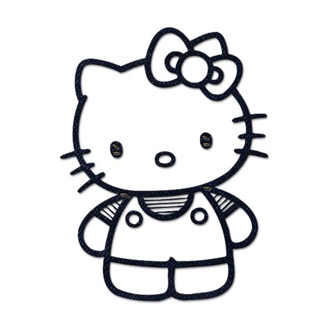 Hello Kitty Logo Black And White - ClipArt Best