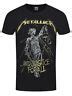 Metallica T Shirt Ride The Lightning Tracks Official Black Mens Metal