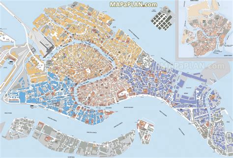 Cartina Geografica Di Venezia