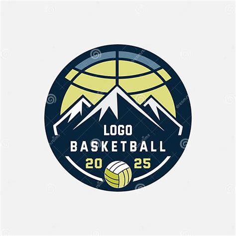 creative basketball logo design  modern stock vector