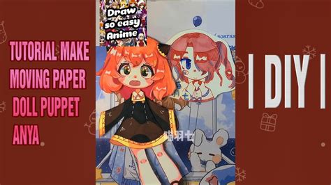 How To Make Paper Doll Anya Paper Diy Draw So Easy Anime Youtube