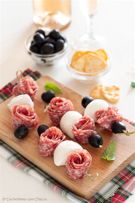 SPIEDINI DI SALAME Antipasto Sfizioso CuciniAmo Con Chicca