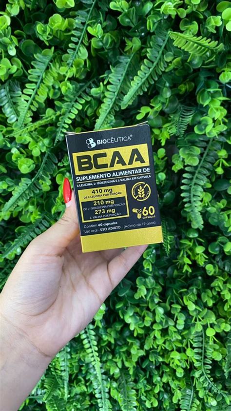 SUPLEMENTO ALIMENTAR BCAA BIOCEUTICA 60 cap Atacadão dos Cosméticos