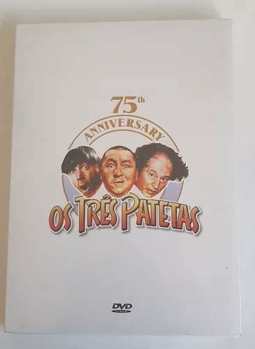 Dvd Os Tres Patetas 75 Aniversário Original Lacrado Frete grátis