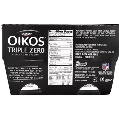 Oikos Triple Zero Nutrition Facts – Besto Blog