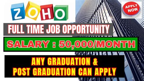 Zoho Recruitment Biggest Hiring Drive Begins Interview Call By