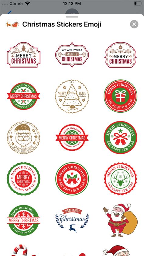 Christmas Stickers Emoji for iOS (iPhone/iPad) Latest Version at $0.99 ...