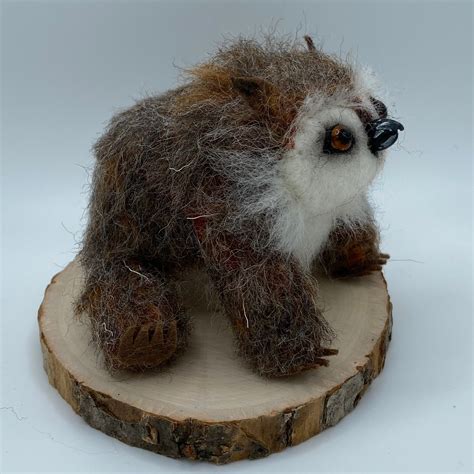 Owlbear Cub Bg3 Inspired Felted Plush Model - Etsy