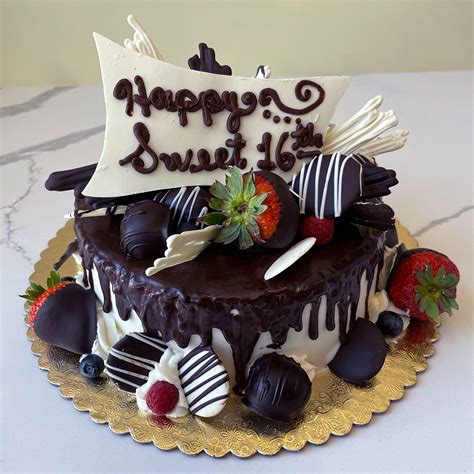 Happy Sweet 16 Birthday Cake – SLO Delicious