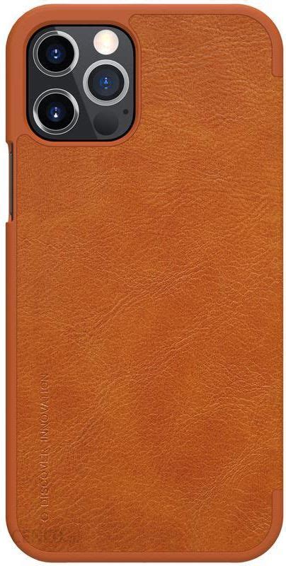 Nillkin Etui Qin Leather Case Iphone 1212 Pro Brąz Etui Na Telefon