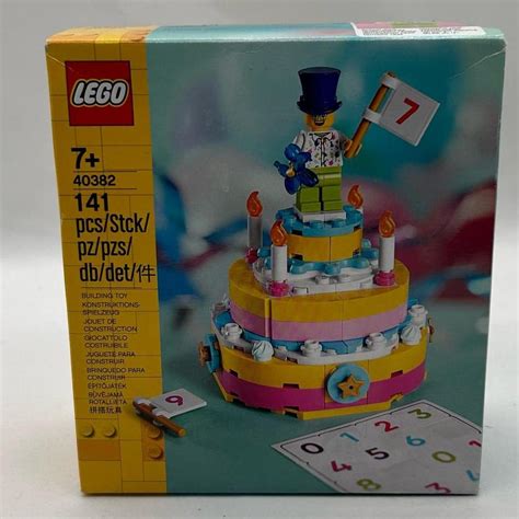 Lego Birthday Cake Set New Colorful Depop