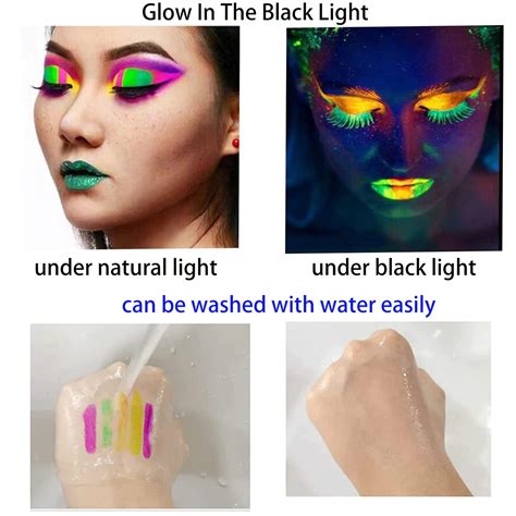 face painting glow in the dark 2
