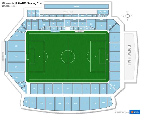 Allianz Stadium Seating Map