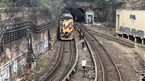 MTA R47 Work Train The 4th Avenue Portal YouTube